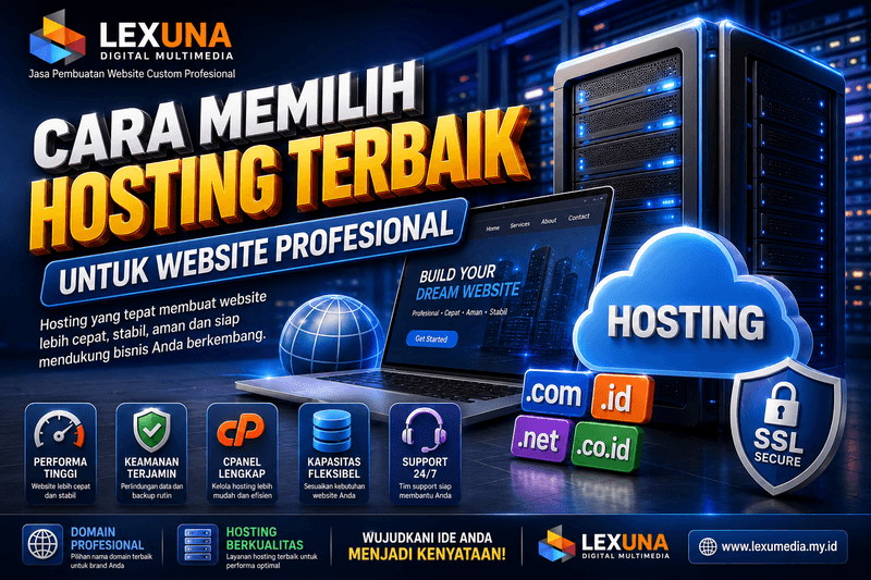 Cara Memilih Hosting Terbaik untuk Website Profesional